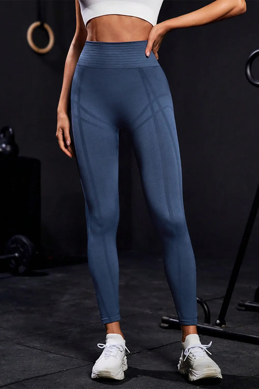 Eprolo Premium High-Waist Yoga-Leggings Damen mit breitem Bund, elastische Hose für Sport und Freizeit, bequeme Passform