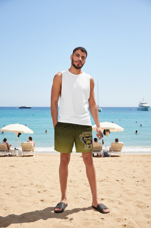 Recycelte Monkey Schwimmshorts – 91% Recycelt, UPF50+ & 4-Wege-Stretch