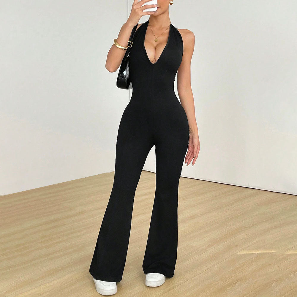 Premium Fitness Jumpsuit Damen – Figurbetonter Einteiler mit Rückenausschnitt - Sportswear Iron Monkey 23