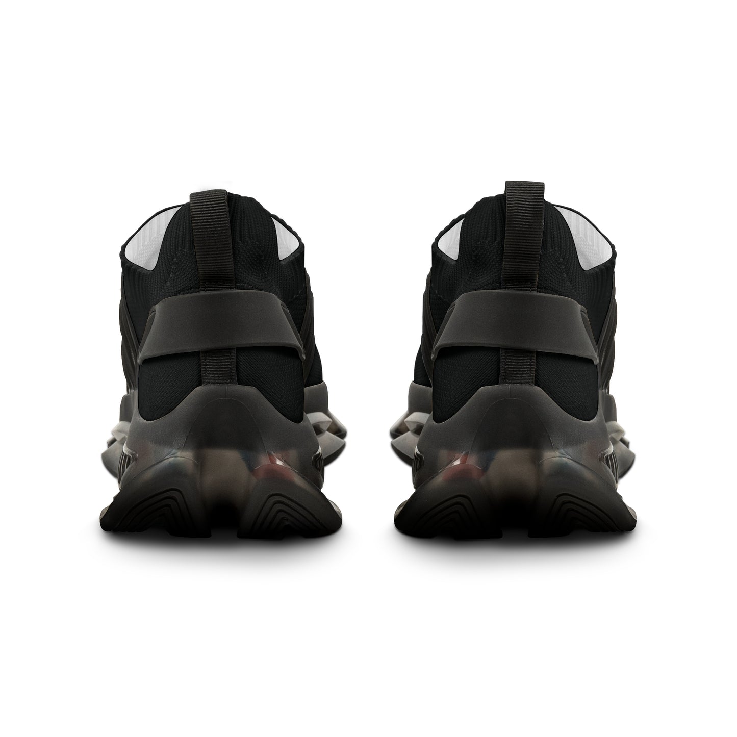 Herren Mesh-Sneaker von Jo Bergen Team mit Memory Foam, schwarze und weiße Laufschuhe, atmungsaktives Design, bequeme Sportschuhe