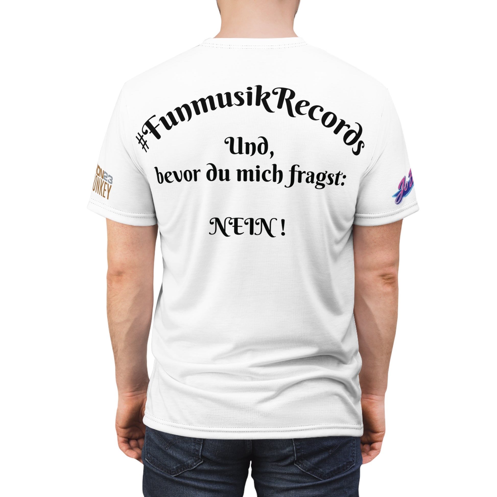 Jo Bergen Team Funmusik Radio - Unisex Cut & Sew Tee - Sportswear Iron Monkey 23