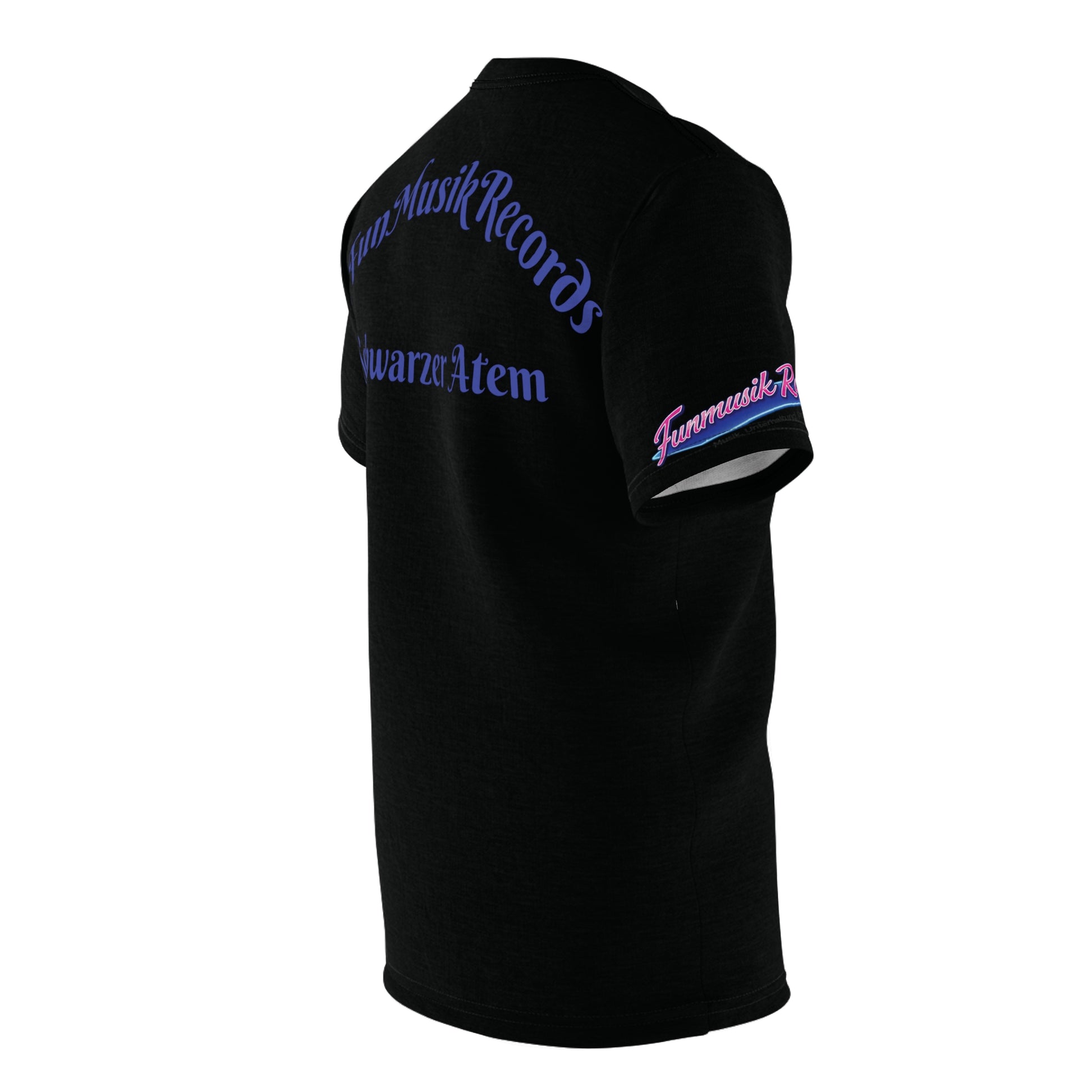 Unisex T-Shirt aus Polyester mit Mira Veyra Team Funmusik Radio Design, Printify Marke, für bequemen Tragekomfort.