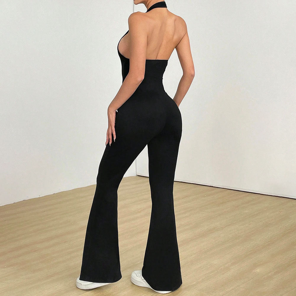 Premium Fitness Jumpsuit Damen – Figurbetonter Einteiler mit Rückenausschnitt - Sportswear Iron Monkey 23