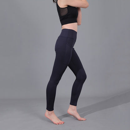 Premium High-Waist Yoga-Hose Damen – Fitness Leggings mit Taschen & Shaping-Effekt - Sportswear Iron Monkey 23