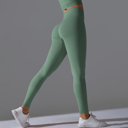Damen High-Waist Leggings von eprolo, nahtlos, butt-lift, in 15 Farben, ideal für Yoga und Fitness, elastisch und bequem.