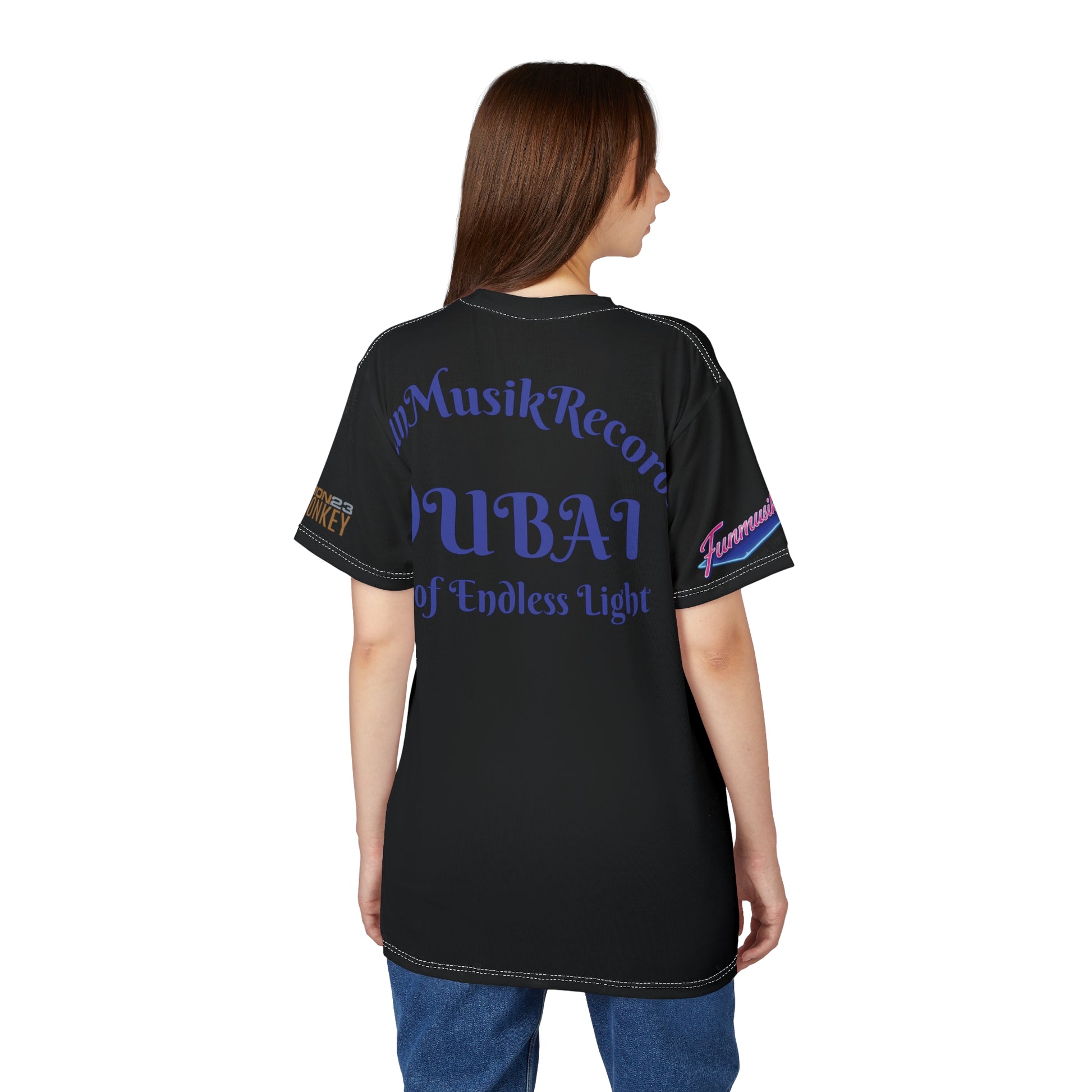 CAEL MACRAE Team Funmusik Radio - Unisex Cut & Sew T-Shirt Polyester - Sportswear Iron Monkey 23