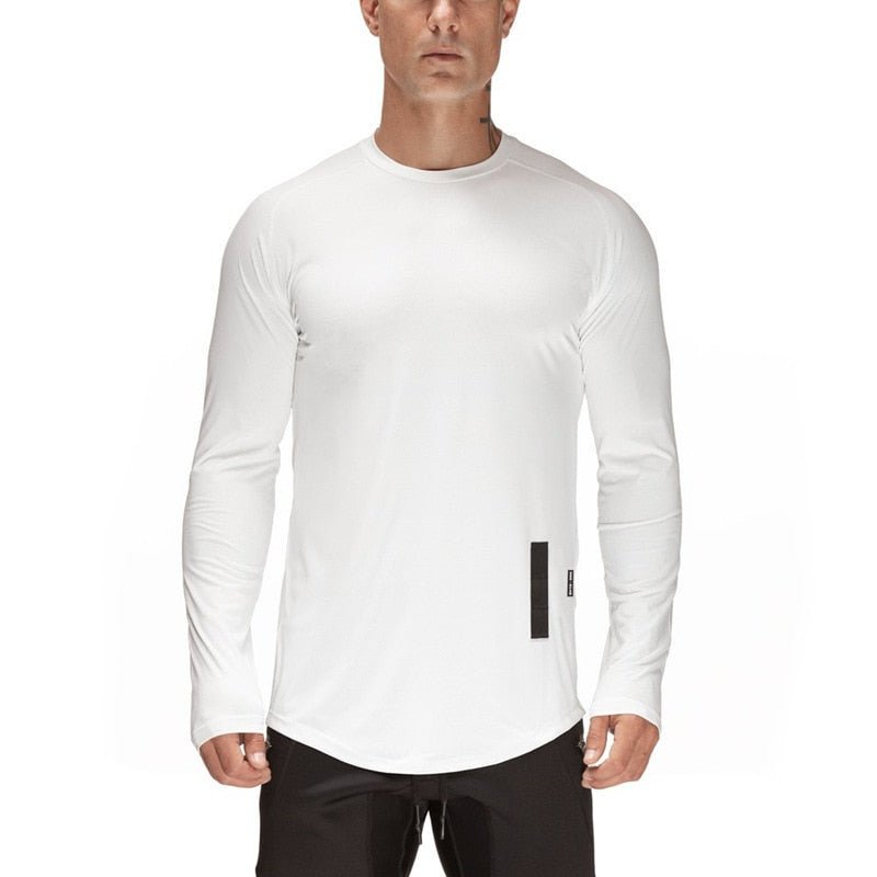 Premium Sport Shirt Herren Langarm – Quick Dry Crossfit Gym Fitness Running Rashguard - Sportswear Iron Monkey 23