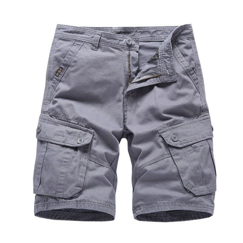 Premium Sommer Cargo Capri Herren – Loose Cotton Shorts Casual Pants Large Fit - Sportswear Iron Monkey 23