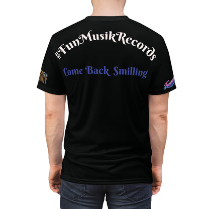 Unisex T-Shirt von Jan Paulke Team Funmusik Radio, Polyester, mit auffälligem Druck, für Fans und Musikliebhaber, bequem und stylisch