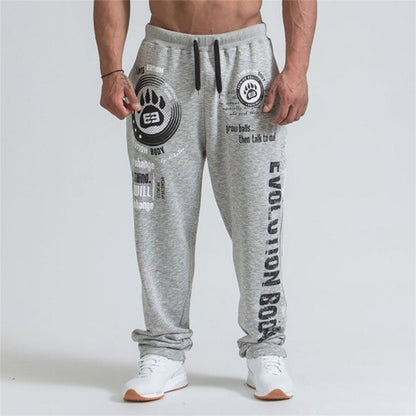 Premium Cotton Joggers Herren – Soft Bodybuilding Sweatpants Harem Running Training Hose - Sportswear Iron Monkey 23