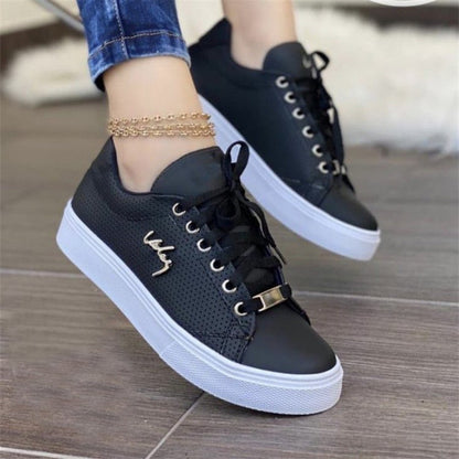 IM23 Canvas Sneaker | Runde Zehenpartie, Schnürung, Flachsohle – 3 Farben, EU 36–43