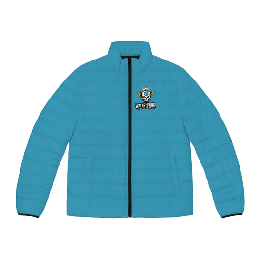 Leichte, schwarze Urban Shield Pufferjacke für Herren von Iron Monkey 23, warm und stilvoll für den Winter.