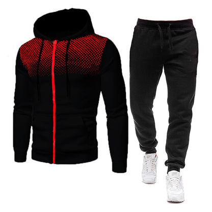 Premium Sports Fitness Set Herren 2-teilig – Sweater & Trousers Herbst Winter Trainingsanzug - Sportswear Iron Monkey 23
