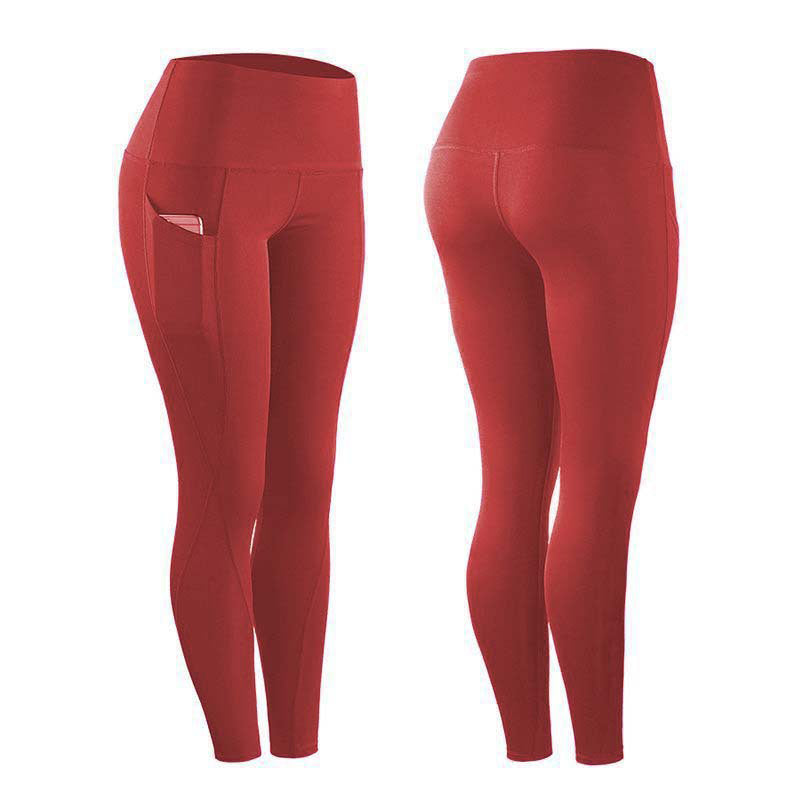 Premium High-Waist Yoga-Hose Damen – Fitness Leggings mit Taschen & Shaping-Effekt - Sportswear Iron Monkey 23