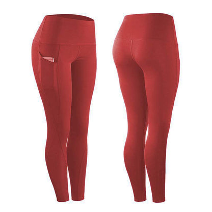 Premium High-Waist Yoga-Hose Damen – Fitness Leggings mit Taschen & Shaping-Effekt - Sportswear Iron Monkey 23