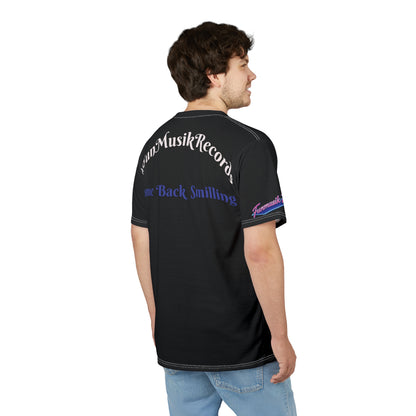 Unisex T-Shirt von Jan Paulke Team Funmusik Radio, Polyester, mit buntem Druck, bequemes Cut & Sew Design, für Fans der Musik.