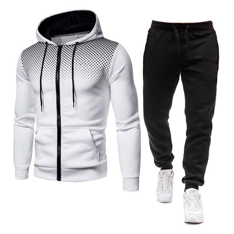 Premium Sports Fitness Set Herren 2-teilig – Sweater & Trousers Herbst Winter Trainingsanzug - Sportswear Iron Monkey 23