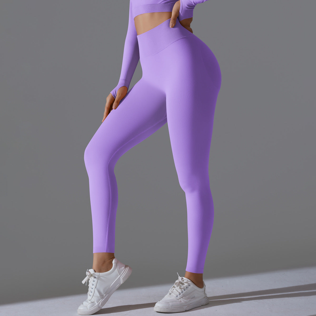 Damen High-Waist Leggings von eprolo, nahtlos, butt-lift, in 15 Farben, ideal für Yoga und Fitness.