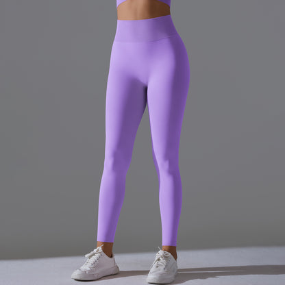 Damen High-Waist Leggings von eprolo, nahtlos, butt-liftend, in 15 Farben, ideal für Yoga und Fitness, Blick auf die Hose