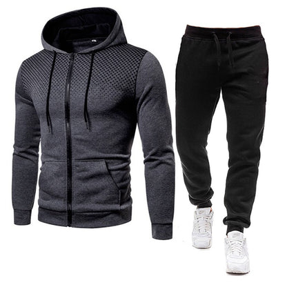Premium Sports Fitness Set Herren 2-teilig – Sweater & Trousers Herbst Winter Trainingsanzug - Sportswear Iron Monkey 23