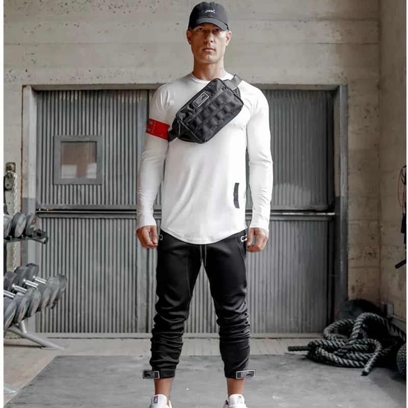 Premium Sport Shirt Herren Langarm – Quick Dry Crossfit Gym Fitness Running Rashguard - Sportswear Iron Monkey 23