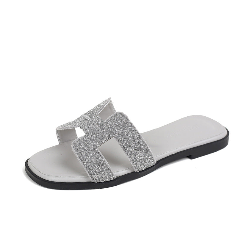 IM23 Diamond Slides | Strass-Besatz, Slip-On, Strand & Reise – 3 Farben, EU 34–43
