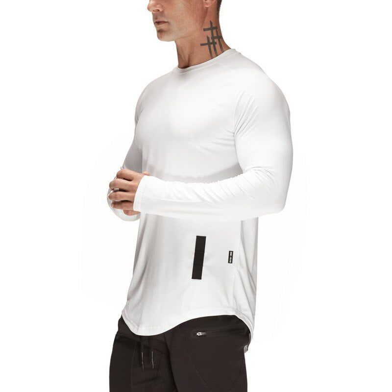 Premium Sport Shirt Herren Langarm – Quick Dry Crossfit Gym Fitness Running Rashguard - Sportswear Iron Monkey 23