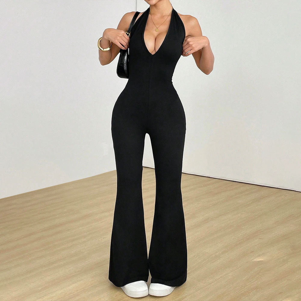 Premium Fitness Jumpsuit Damen – Figurbetonter Einteiler mit Rückenausschnitt - Sportswear Iron Monkey 23