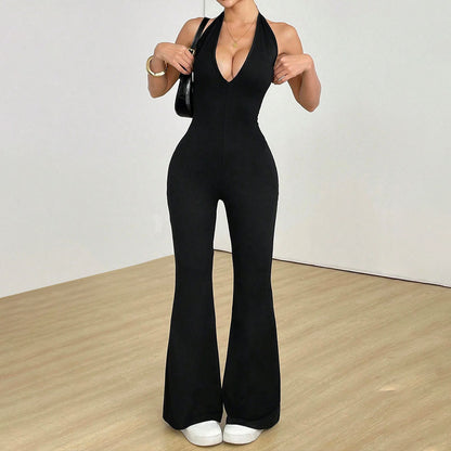 Premium Fitness Jumpsuit Damen – Figurbetonter Einteiler mit Rückenausschnitt - Sportswear Iron Monkey 23