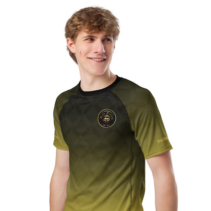 Herren Rashguard Langarm von Sportswear Iron Monkey 23 mit All-over-Print, UV-Schutz, 4-Wege-Stretch, schnell trocknend.