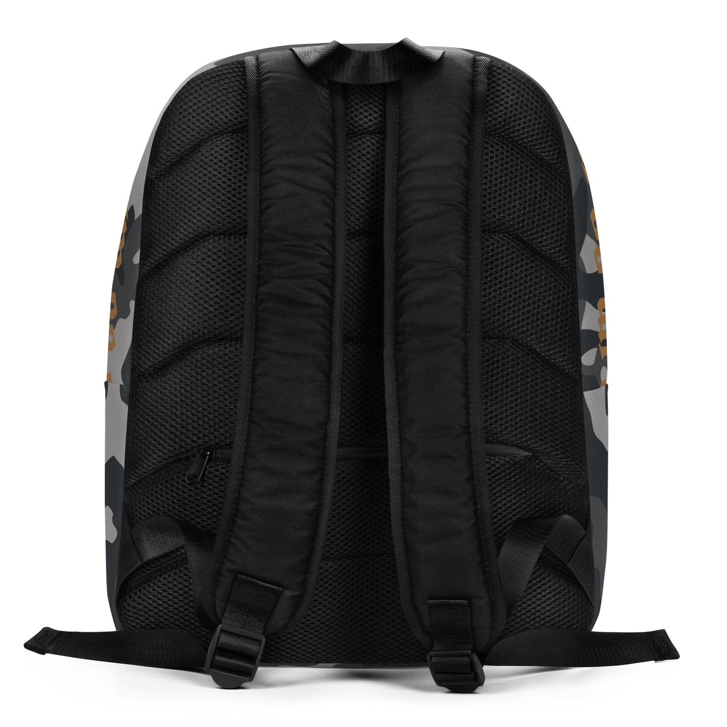 Minimalistischer Rucksack von Sportswear Iron Monkey 23 mit Allover-Print, weiße Rückseite, stylisches Accessoire für den Alltag