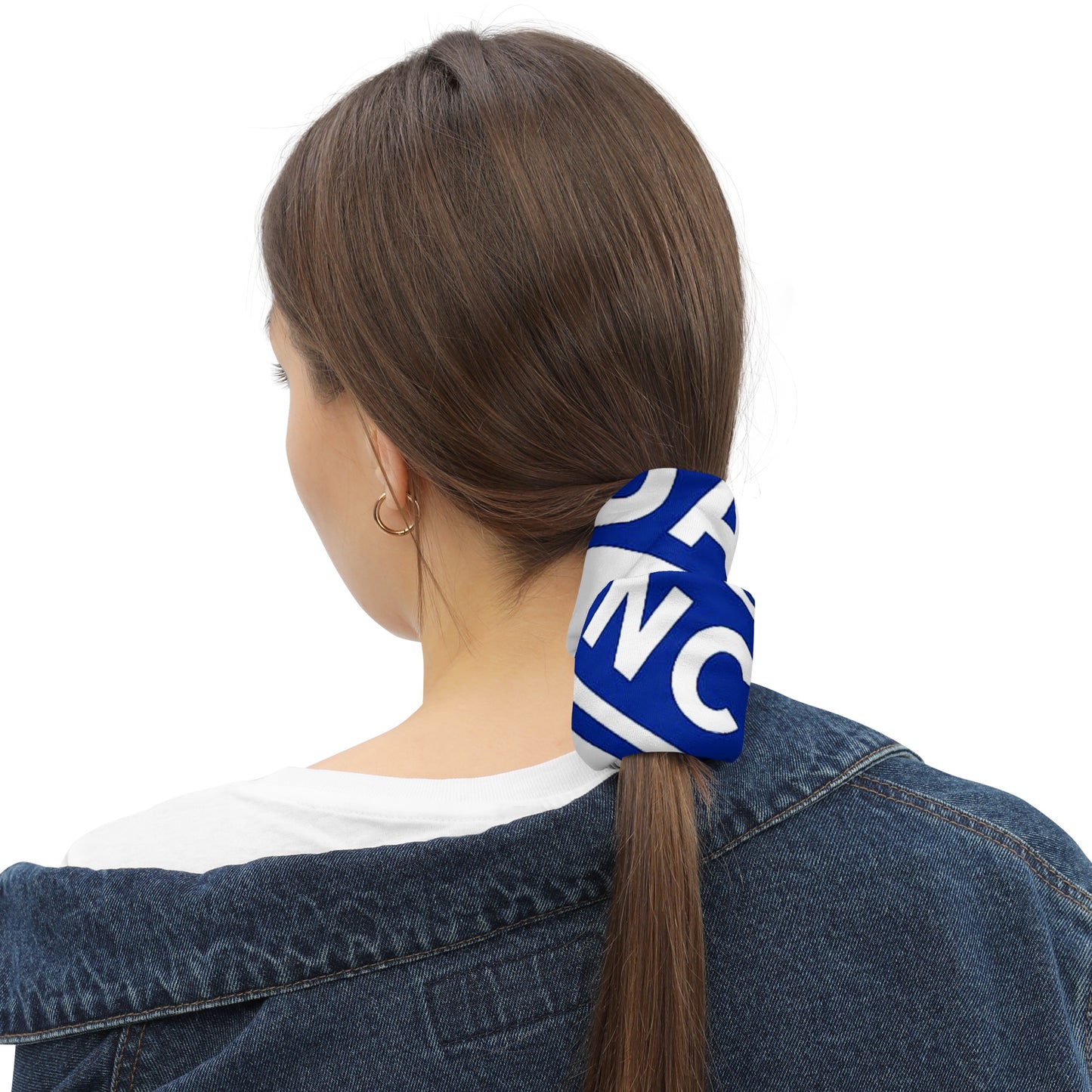 Multifunktionstuch mit All-Over-Print für Fanclub Alte Dame 1892, Sportswear Iron Monkey 23, weiß, vielseitiges Accessoire