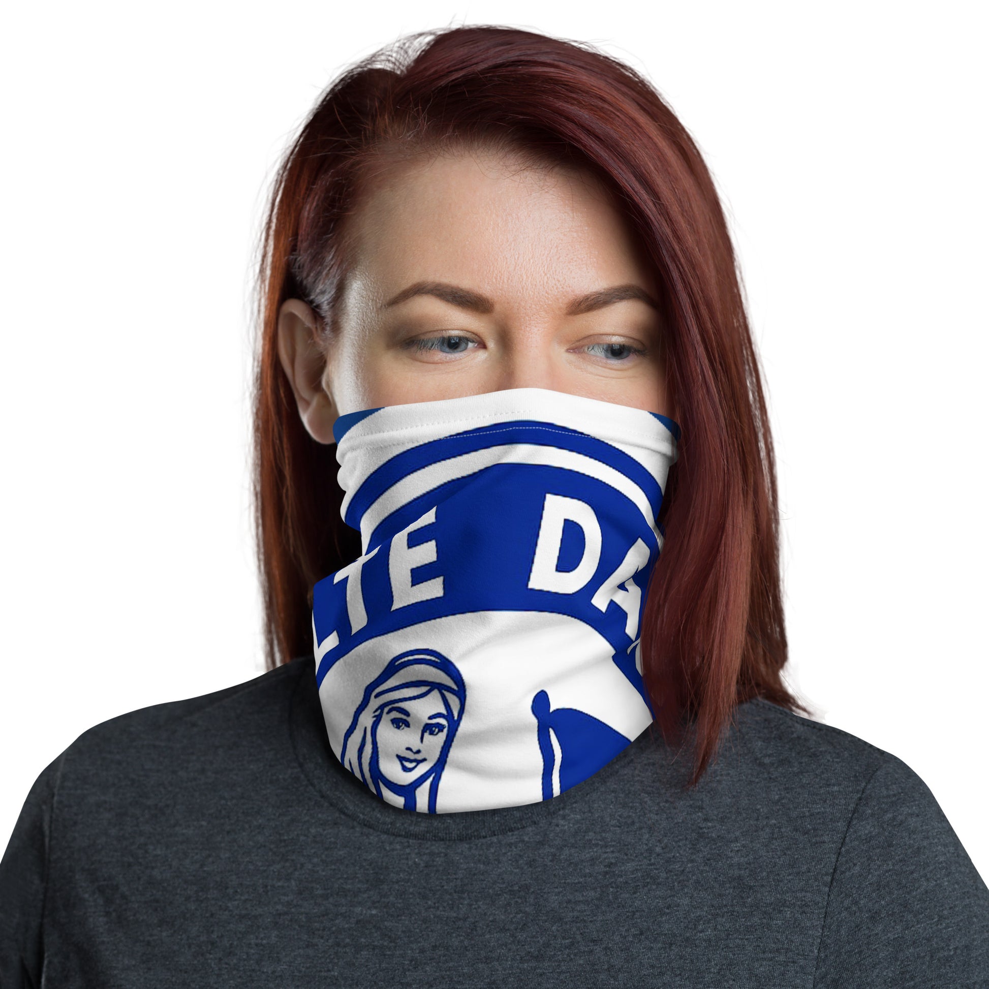 Multifunktionstuch mit All-over-Print des Fanclubs Alte Dame 1892, weiß, Sport-Accessoire von Sportswear Iron Monkey 23