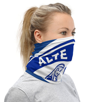Multifunktionstuch von Sportswear Iron Monkey 23 mit Fanclub Alte Dame 1892 All-over-Print, weiß, vielseitiges Accessoire