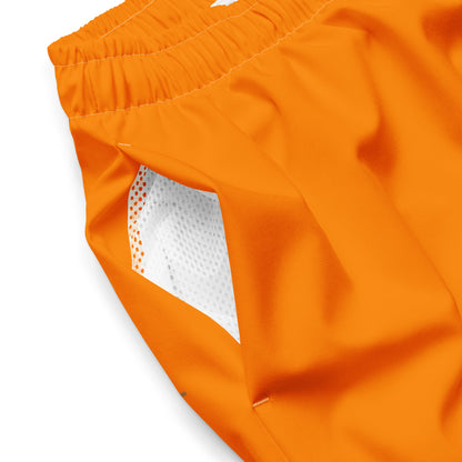 Recycelte Schwimmshorts von Sportswear Iron Monkey 23 in Neon-Print, All-Over-Muster, Bademode für Damen.