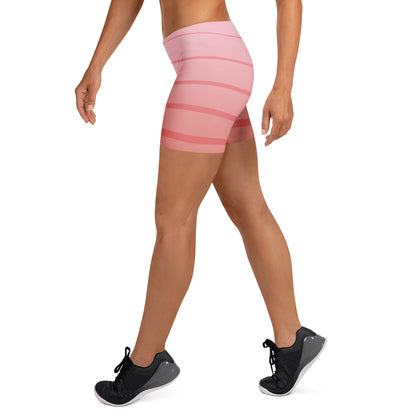 Damen Shorts mit Allover-Print, 4-Wege-Stretch, Mikrofaser, elastischer Bund, Sportswear Iron Monkey 23, sportliche Hose