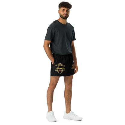 Sportliche Unisex Shorts von Sportswear Iron Monkey 23 mit All-over-Print, schnelltrocknend und UV-Schutz UPF50+.