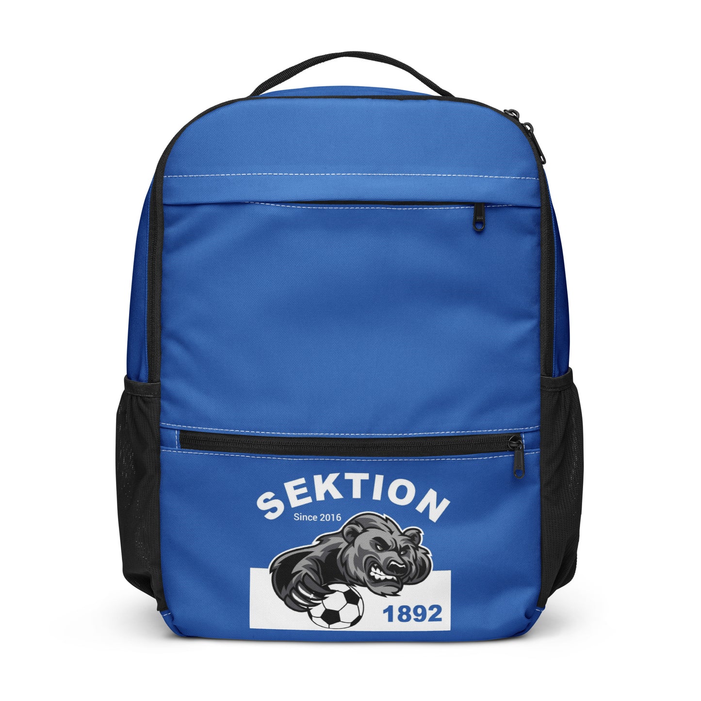 Allzweck-Rucksack von Sportswear Iron Monkey 23 mit All-over-Print in Weiß, vorne sichtbar, ideal für den täglichen Gebrauch.