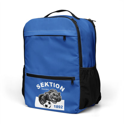 Allzweck-Rucksack von Sportswear Iron Monkey 23 mit Allover-Print, weiß, Frontansicht, vielseitiger Alltagstasche