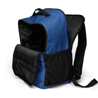 Allzweck-Rucksack von Sportswear Iron Monkey 23 mit Fanclub Alte Dame 1892 Allover-Druck, weiße Sporttasche, vielseitiges Accessoire
