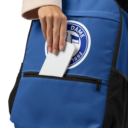 Allzweck-Rucksack mit All-Over-Print des Fanclubs Alte Dame 1892, weiß, von Sportswear Iron Monkey 23, vielseitiges Accessoire