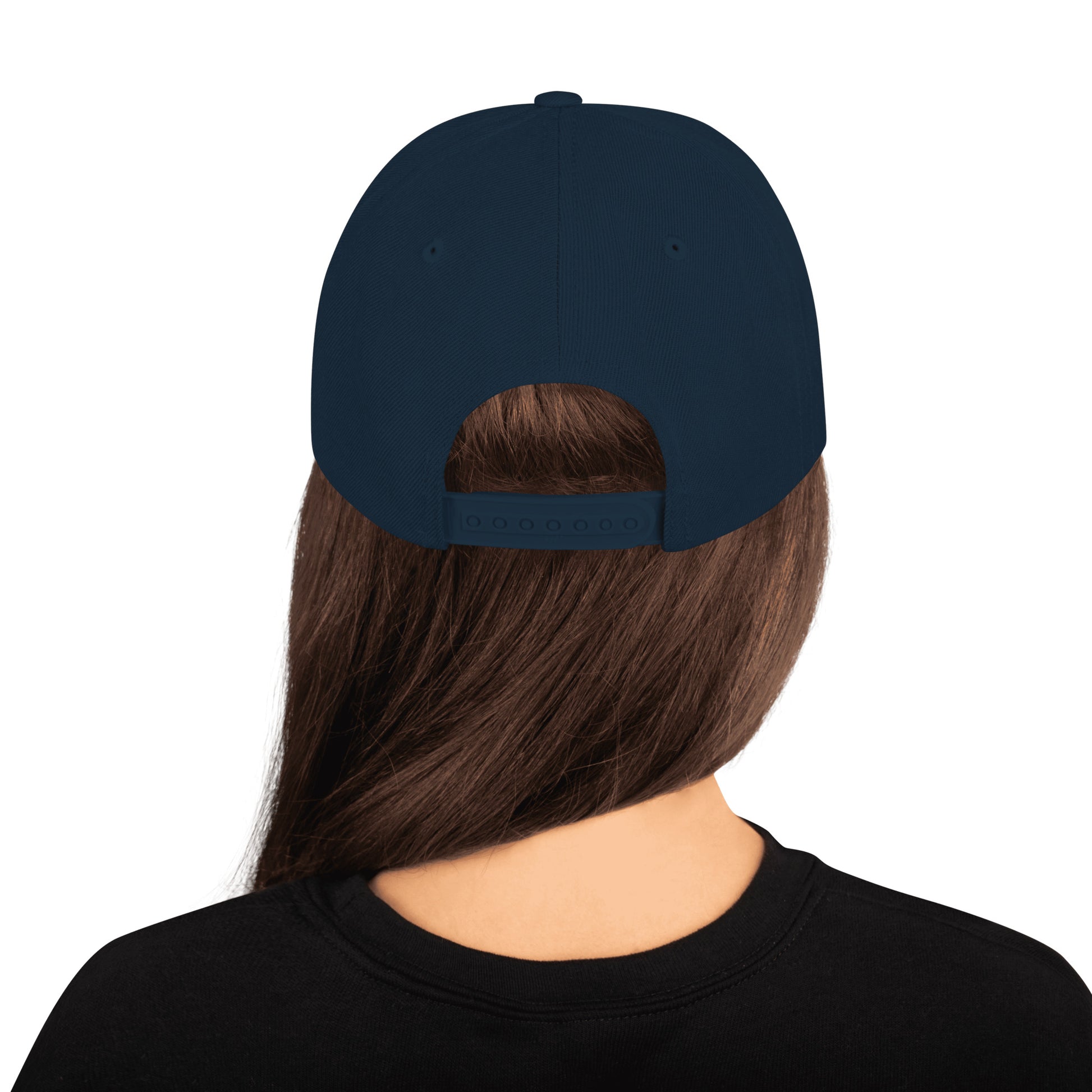 Klassische dunkelnavy Snapback-Cap von Sportswear Iron Monkey 23 mit Alte Dame 1892 Logo, modisches Accessoire für Sport und Freizeit