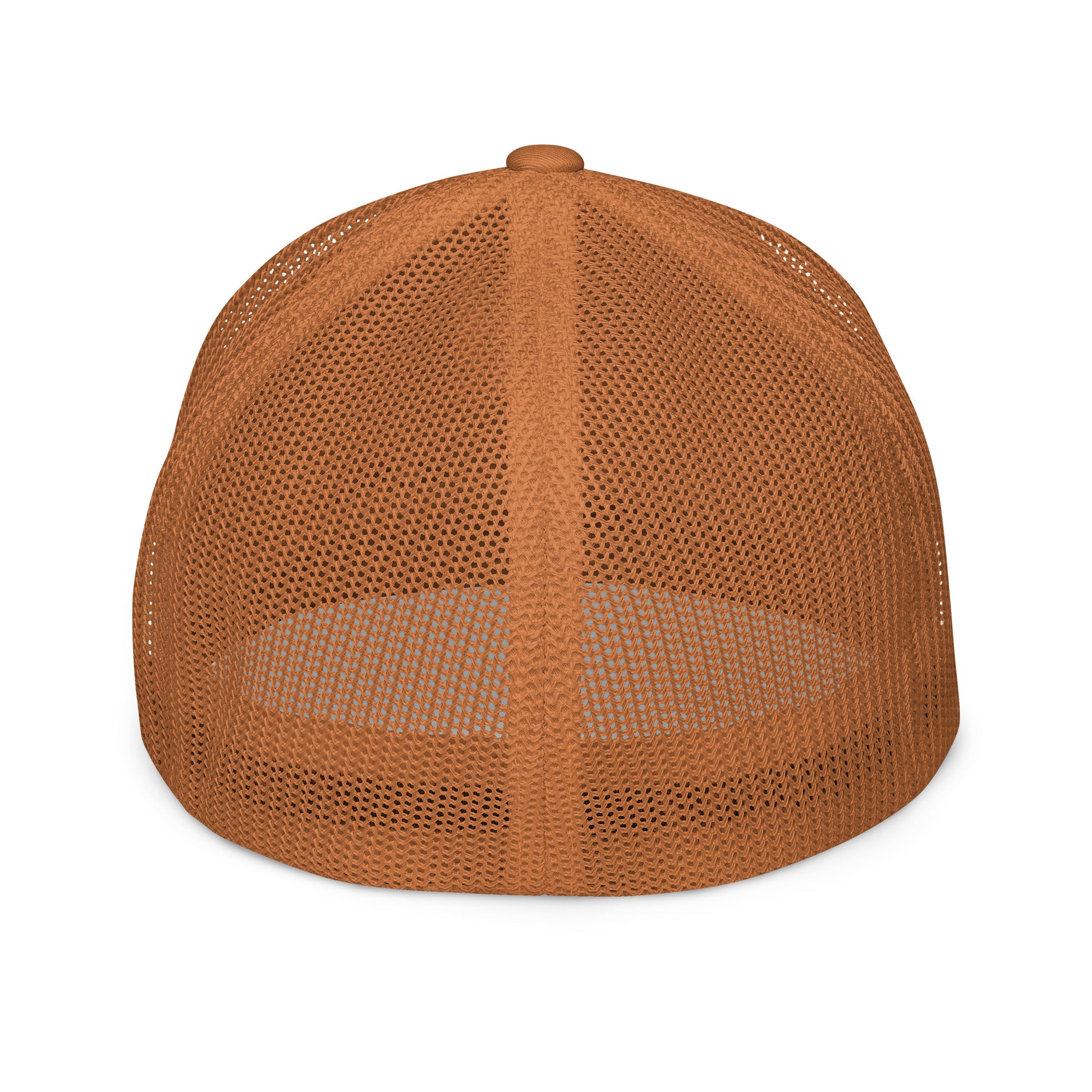 Geschlossene Mesh-Trucker-Cap von Iron Monkey 23 in Karamellfarben mit Iron Monkey 23 Design, robuste Cap für den Alltag