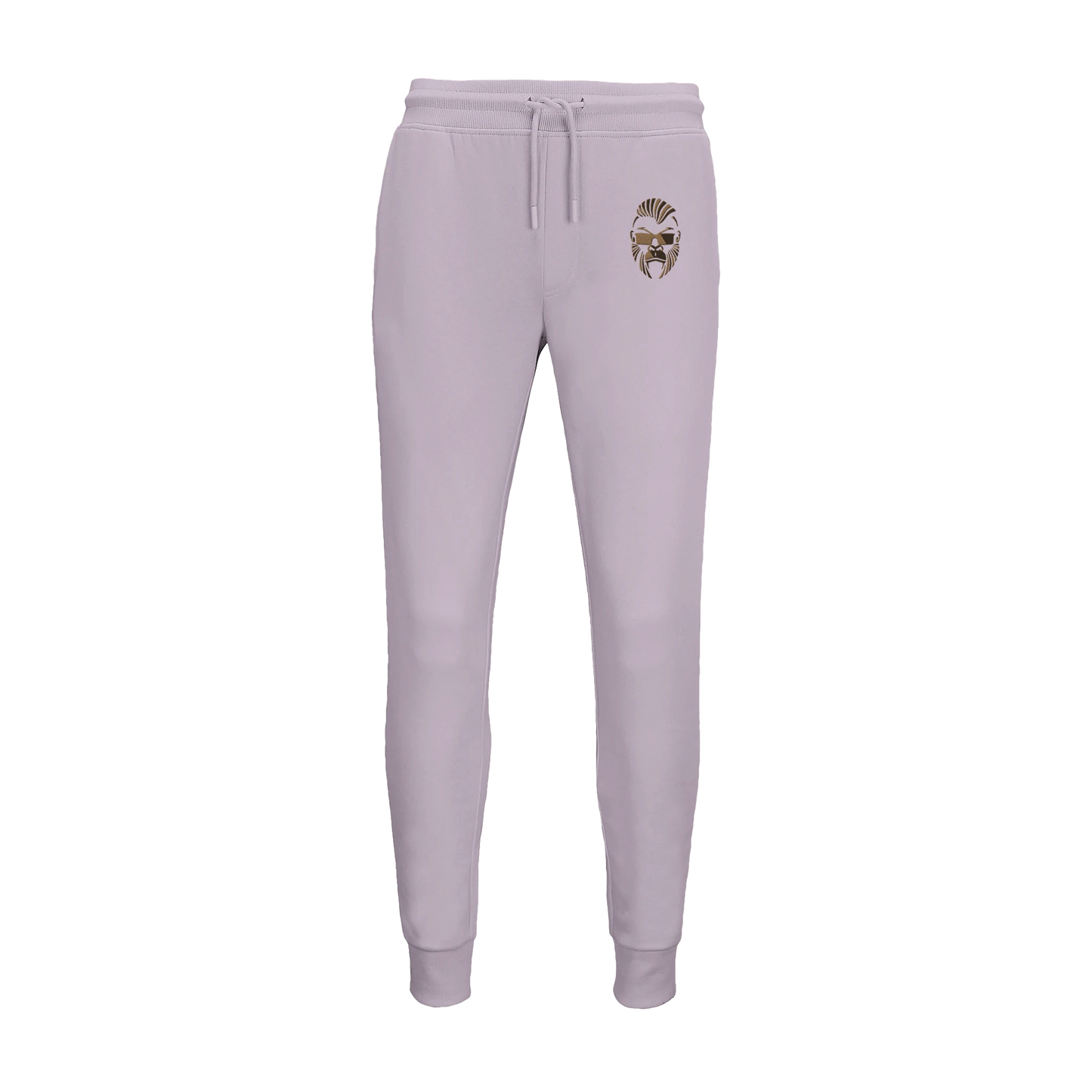Unisex Jogginghose aus Bio-Baumwolle mit Print, Sportswear Iron Monkey 23, bequeme Freizeitkleidung, sichtbares Stoffmuster