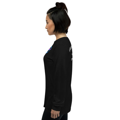 Männliches Langarmshirt von Sportswear Iron Monkey 23 in Schwarz, 100% Baumwolle, Jersey, klassische Passform.