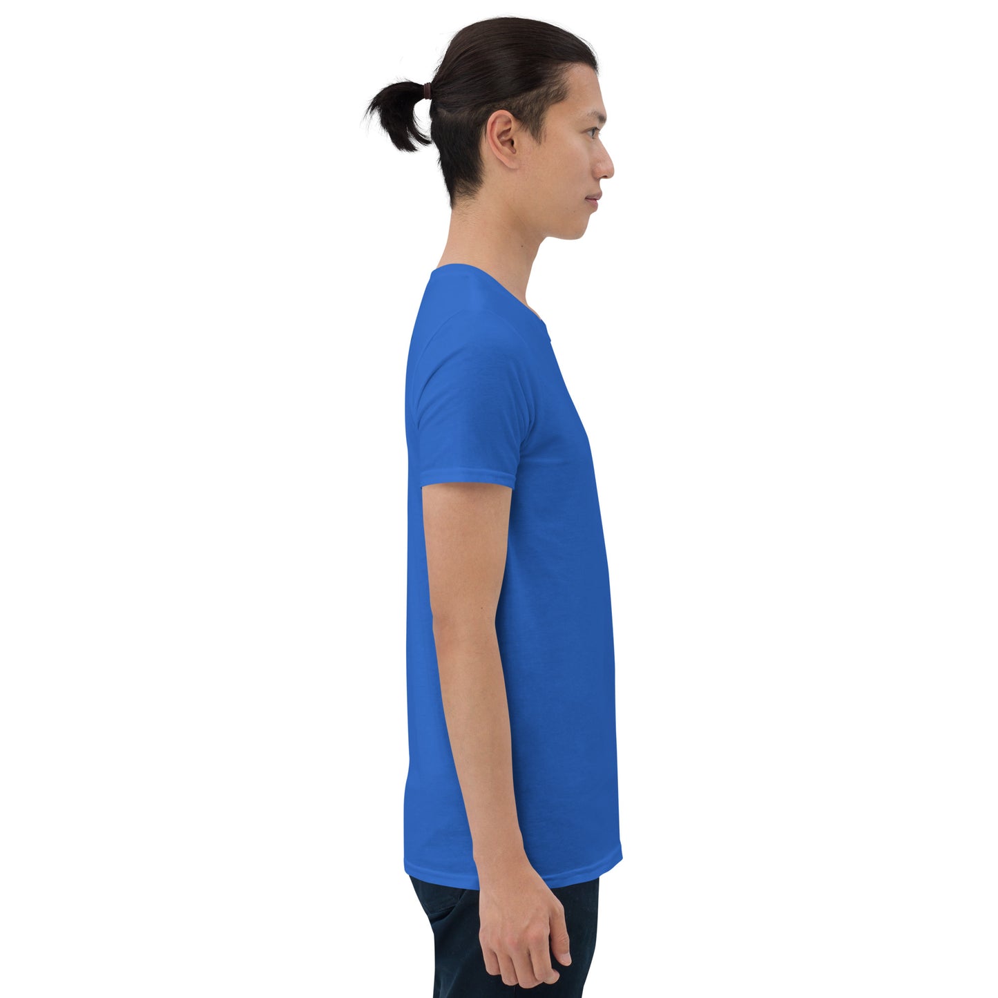 Unisex-Kurzarm-T-Shirt von Sportswear Iron Monkey 23 mit Fanclub Alte Dame 1892, royalblau, weiche Baumwolle, schlichtes Design