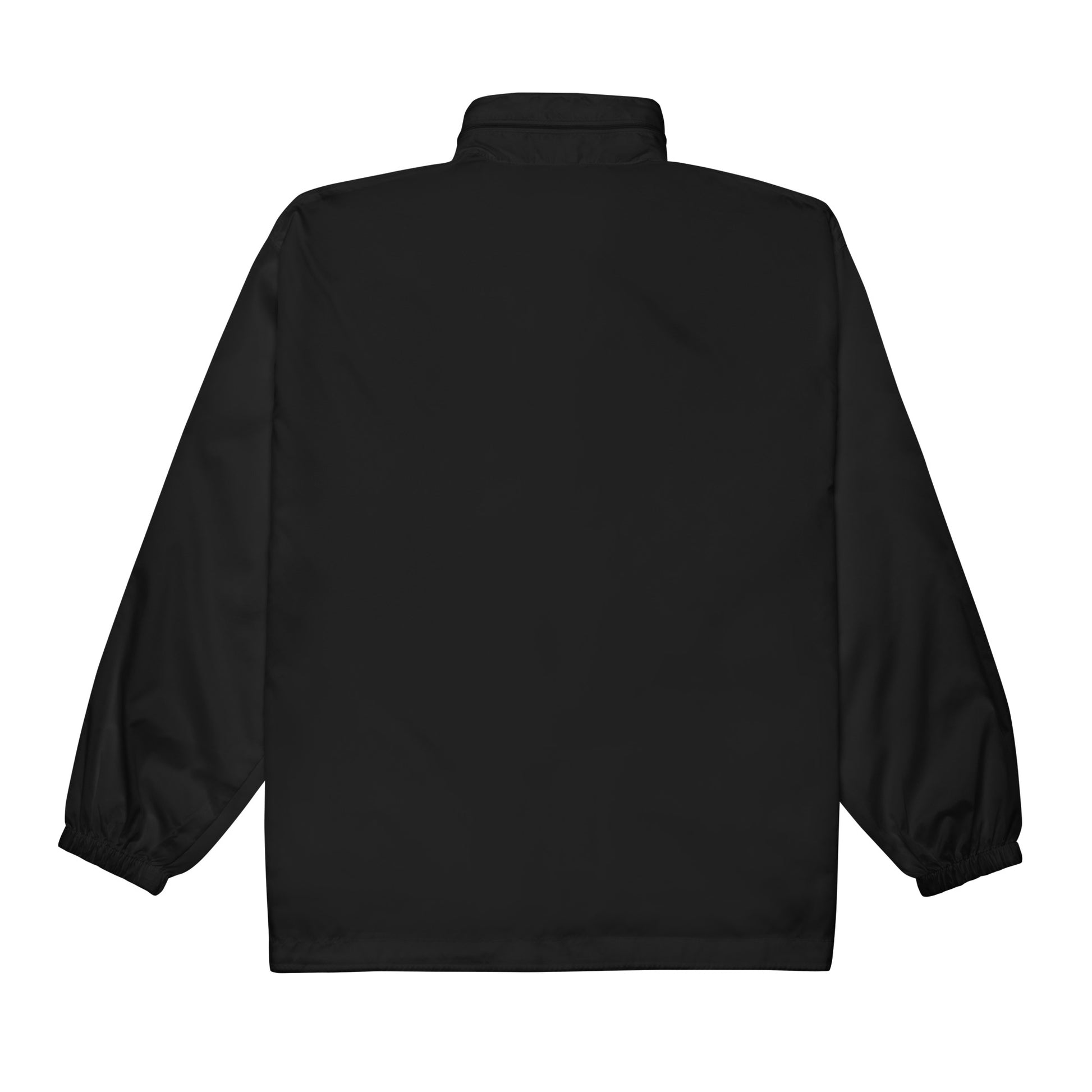 Unisex-Black Windbreaker-Jacke von Sportswear Iron Monkey 23 mit Fanclub Alte Dame 1892 Aufdruck, Rückenansicht