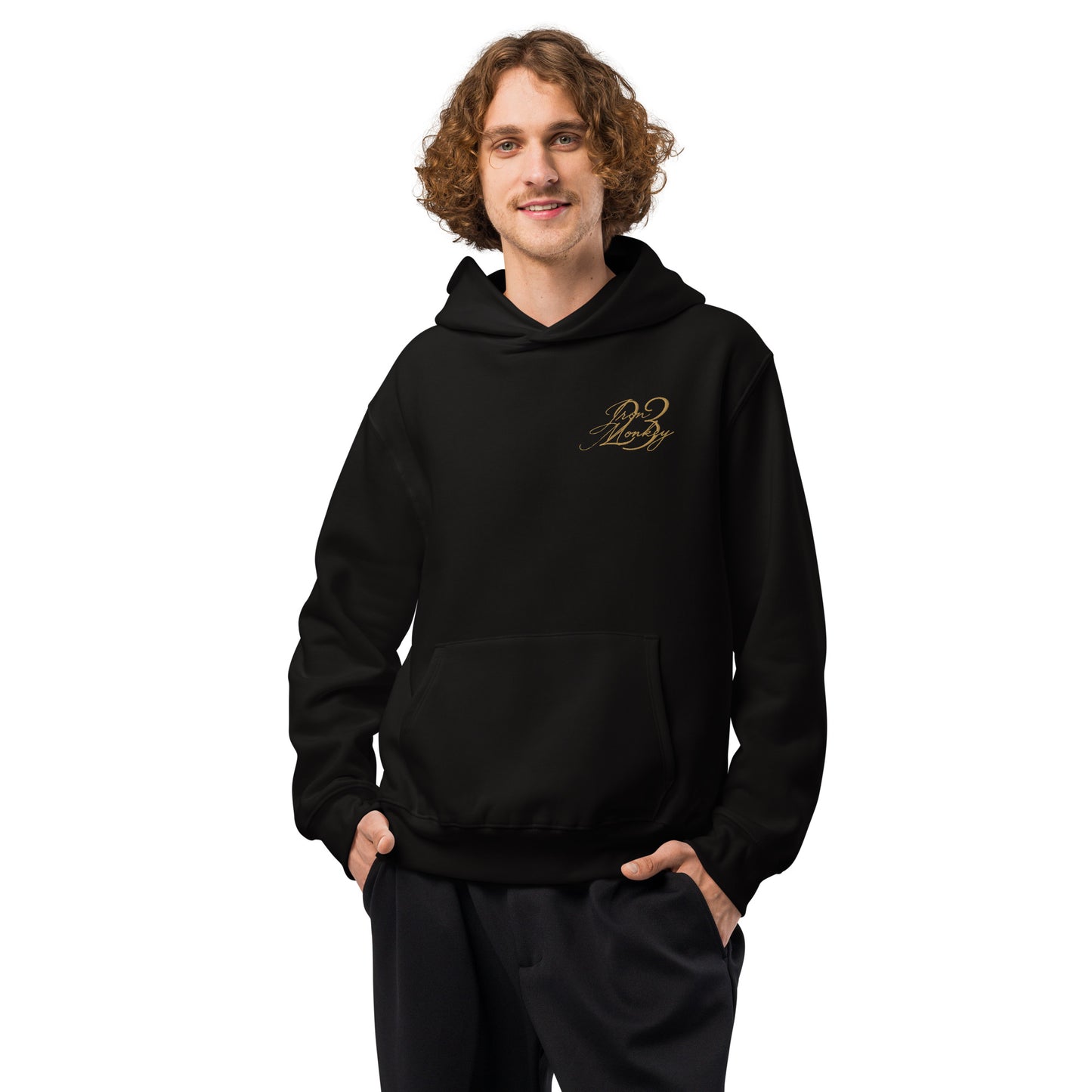 Premium Oversized Hoodie Detail - Gebürstetes Fleece Innenfutter kuschelig weich