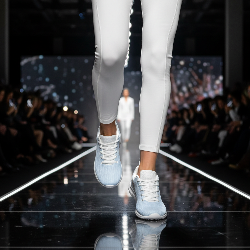 Blue Edition Flyknit Sport Sneaker Damen - Ultraleicht EVA-Sohle - Sportswear Iron Monkey 23